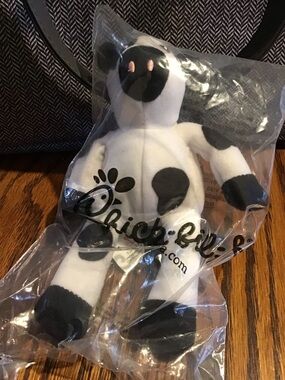 Chick-fil-A Black & White Cow Plush Toy - Kids Toy